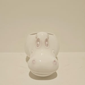 Vintage Hippo House Planter