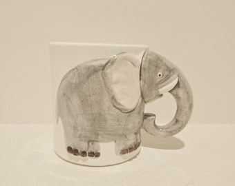 Vintage Enesco Ceramic Farm Animal Mug