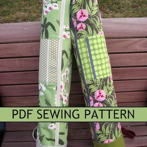 Yoga Mat Bag PDF Sewing Pattern image 1