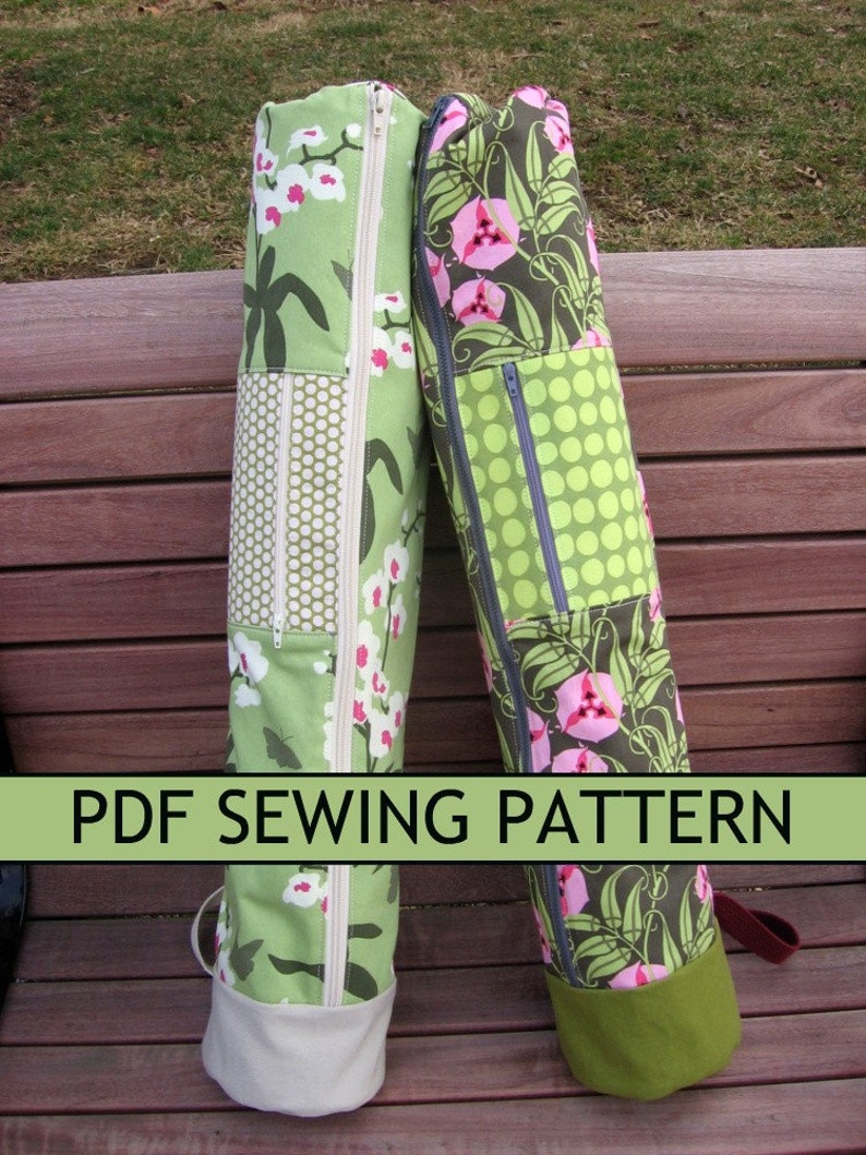 Yoga Mat Bag PDF Sewing Pattern image 1