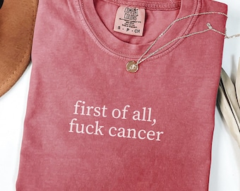 Comfort Colors® Funny Cancer Shirt, Cancer You’re a Hoe Tee, Chemo Support Gift, Cancer Survivor Shirt, Sarcastic Cancer Awareness T-Shirt