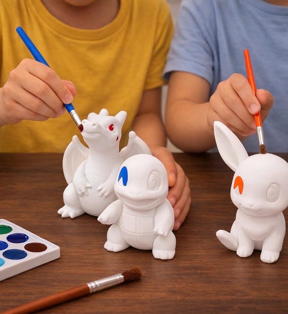 Paintable  Figures | Choose Your favorites | DIY Paintable 3D Printed  | Mini Model Kit | Gift | Unpainted