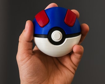 Poke Premium Poke Ball Model 4-Pack – Poke Ball, Great Ball, Ultra Ball, Premier Ball | Collectible Set
