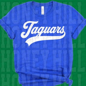 1164. Download digitale della scritta "Jaguars White Baseball" (PNG)