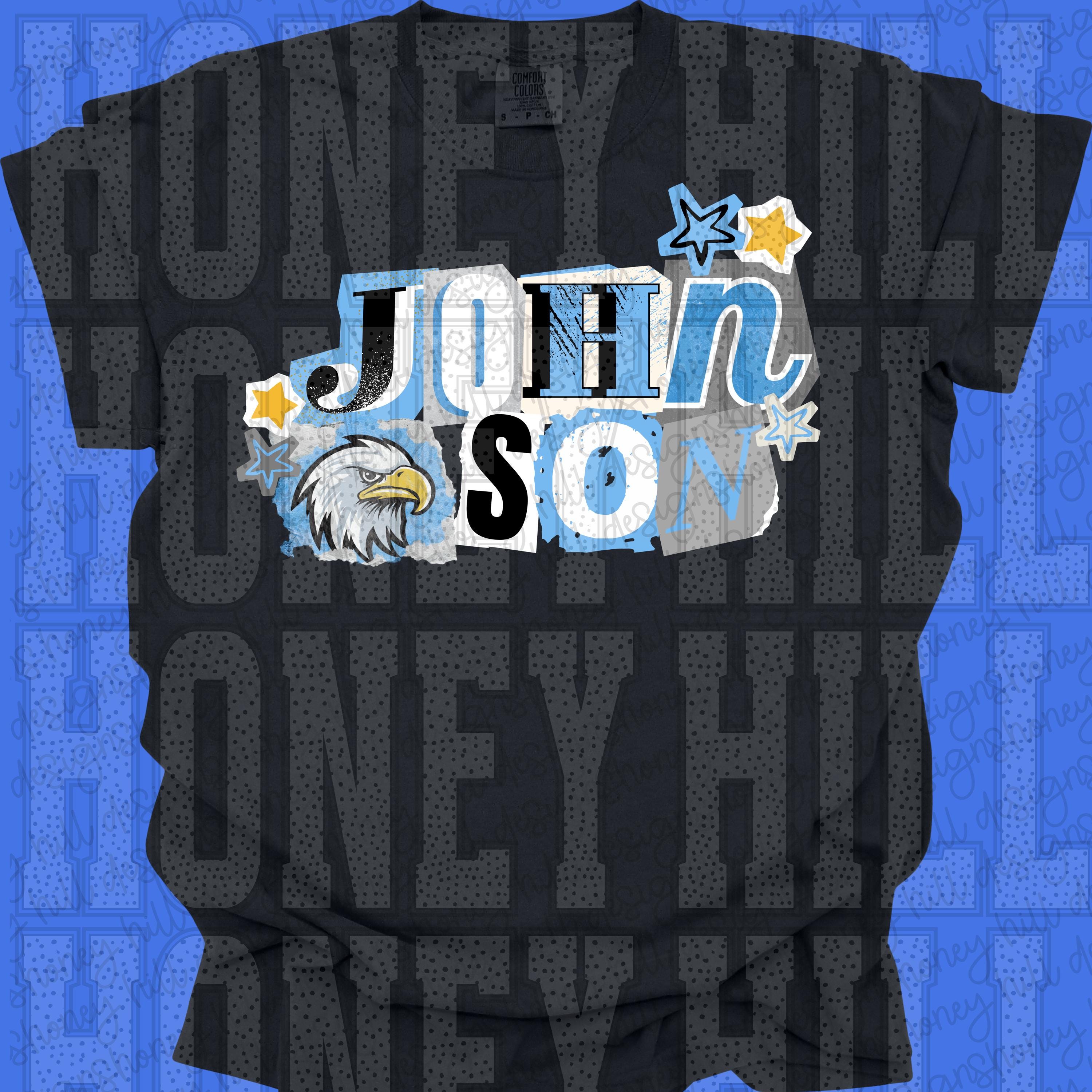 468. Johnson Scrapbook Lettering Design, Game Day PNG (digital Download ...