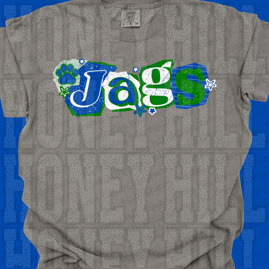 207. Jags L Scrapbook Lettering Design L Digital Download L PNG L North ...