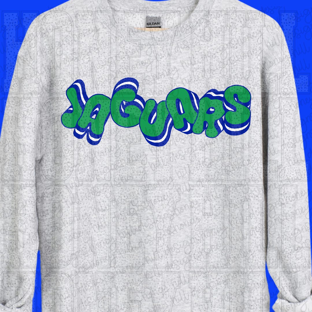 604. Jaguars Fun Lettering Design (digital Download) PNG - Etsy