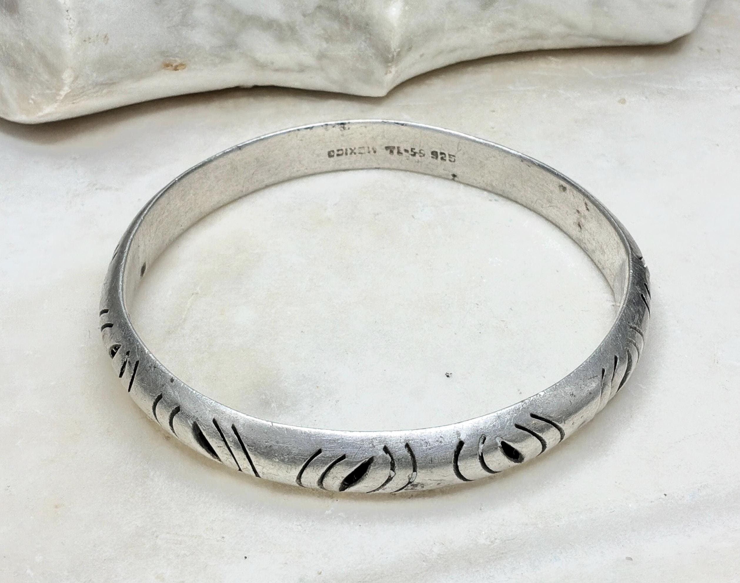 MEXICAN JEWELRY PLAIN BANGLE SILVER925 メキシカンジュエリー
