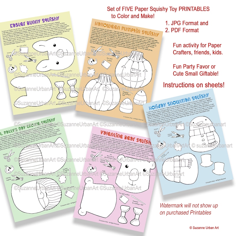 Squishy Butter Template Etsy squishy-butter-template-etsy
