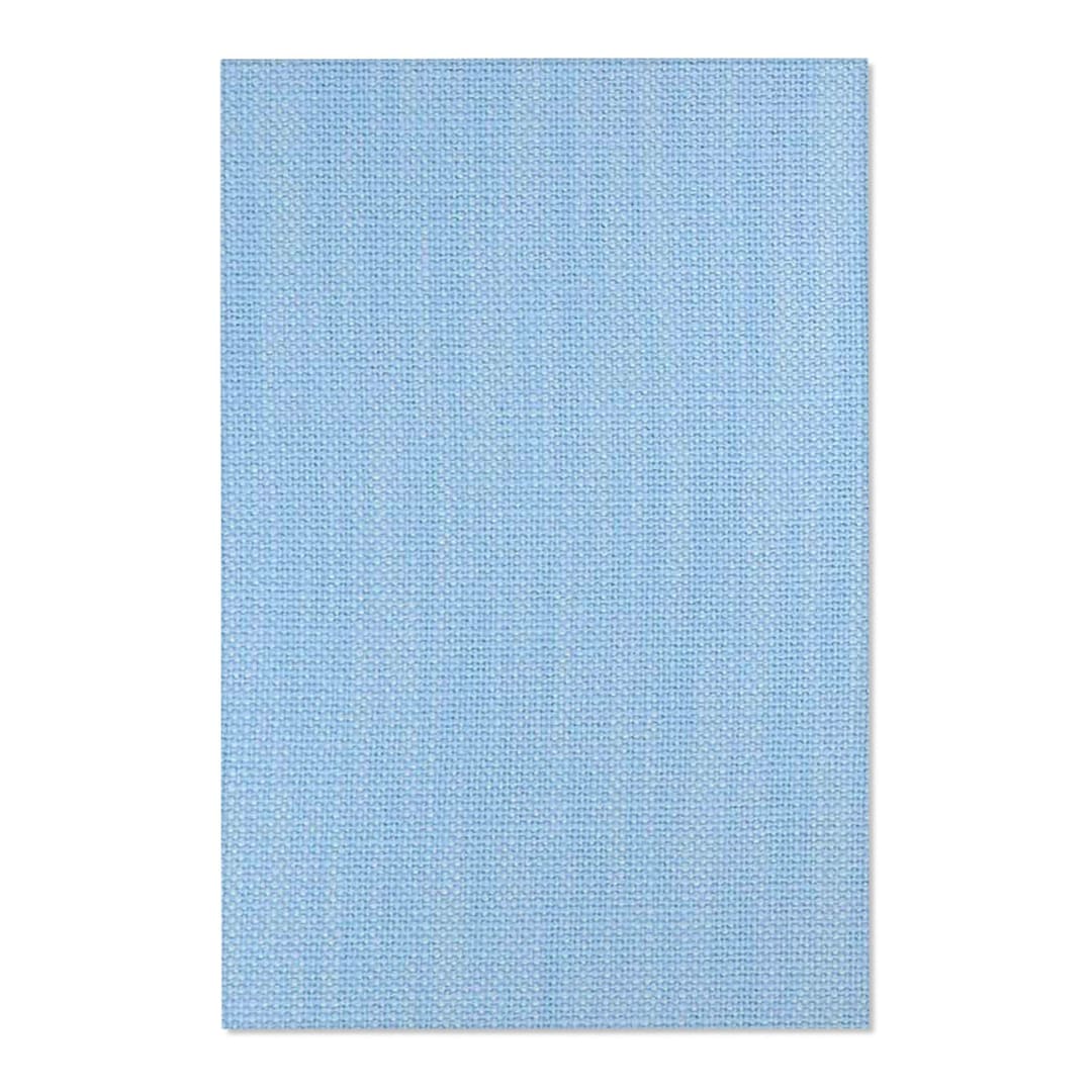 Simple Blue Small Rug Light Blue Solid Textured Area Rug | Modern Minimalist Living Room Rug ...