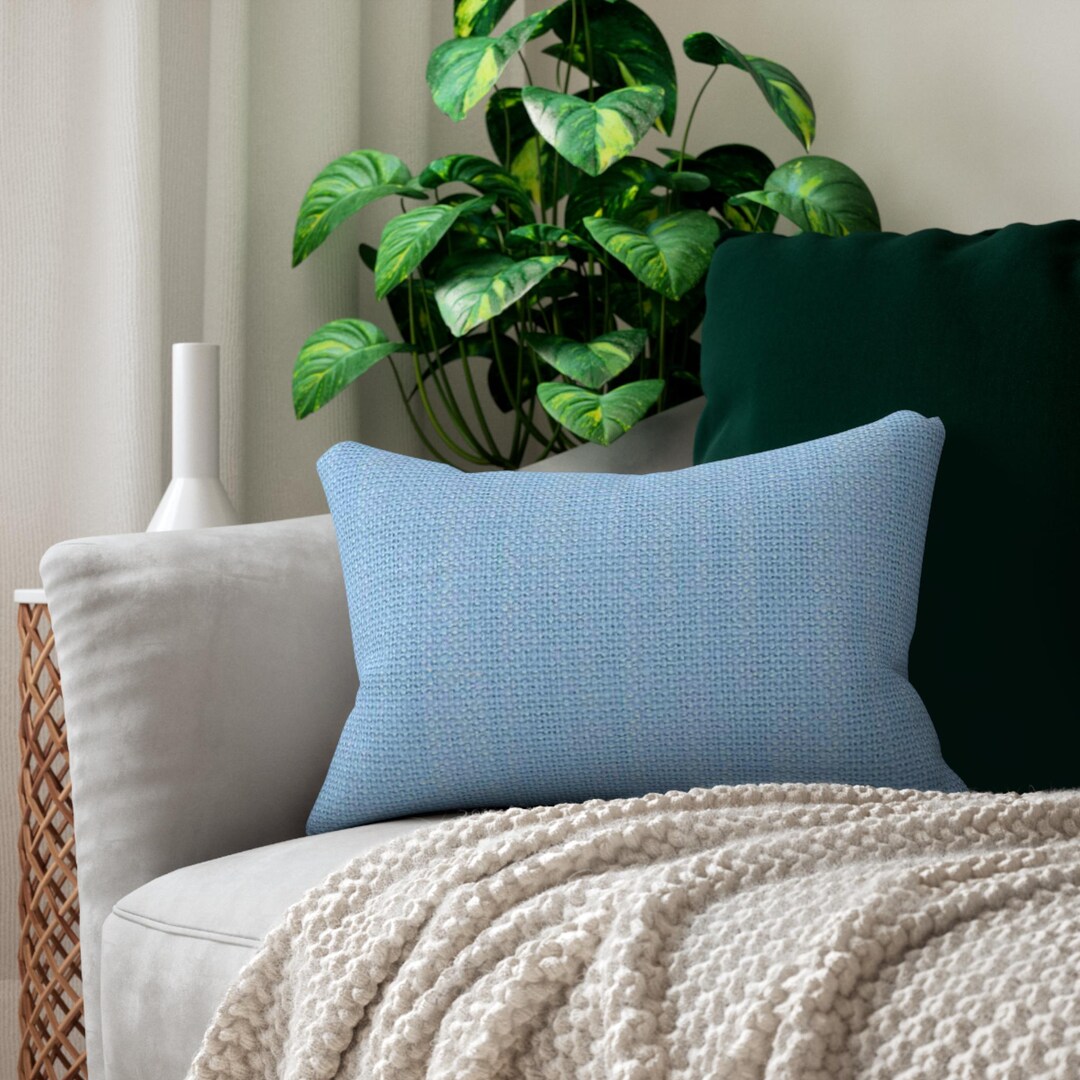 Light Blue Lumbar Pillownull