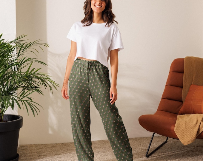 Mallard Reserve Evergreen Estate Duck Print Women’s Pajama Pants | Top Nacch Luxe Heritage