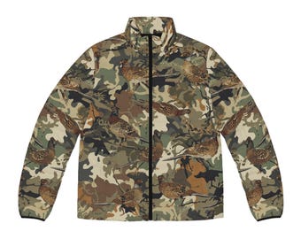 Men's Pheasant Camo Puffer Jacket