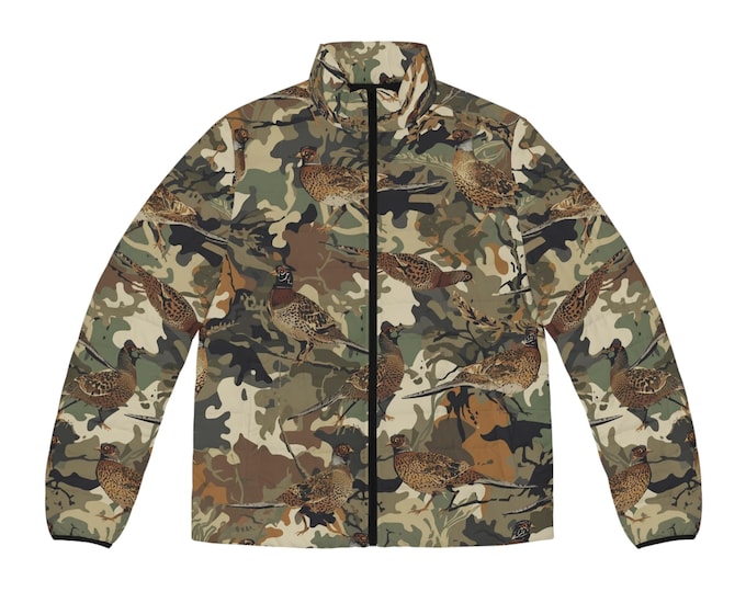 Men's Pheasant Camo Puffer Jacket