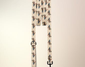 Mallard Duck Print Dog Leash | Champagne Chalet Preppy Estate Pet Accessory