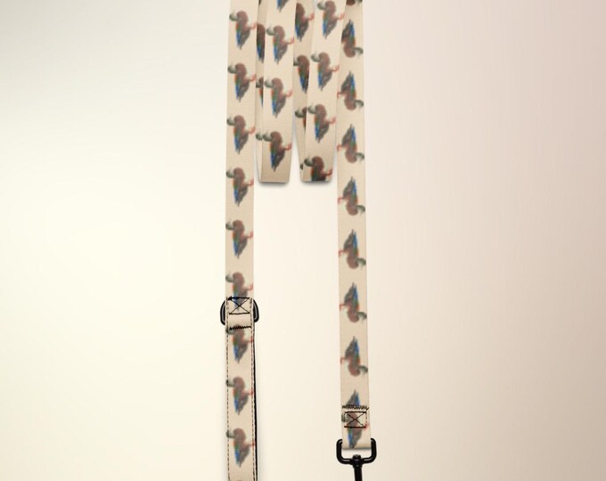 Mallard Duck Print Dog Leash | Champagne Chalet Preppy Estate Pet Accessory