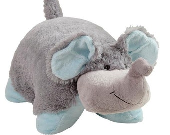 large stuffed elephant pillow