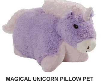 rainbow unicorn pillow