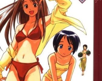 Vintage Love Hina Vol 1 Used English Manga Graphic Novel Comic Book