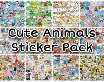 Cute Animals Sticker Pack