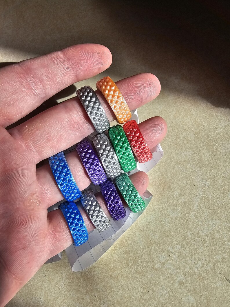 Diamond Spin Fidget Ring STL File, Knurled Fidget Ring 3D Print ...