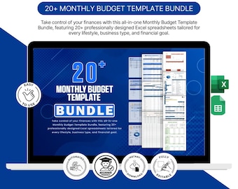20+ Monthly Budget Templates Bundle (Excel, Google Sheets)