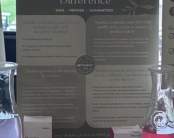 16 x 20 Poster image of The Shaklee Difference | Shaklee Business | Digital Download for Business Events, Trade Shows & Markets