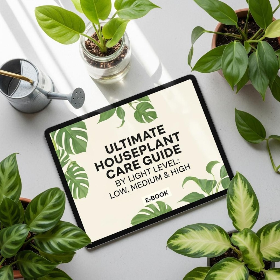 Houseplant Care Guide by Light Level: Indoor Plant Ebook (digital ...