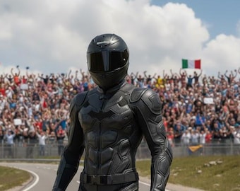 ApexMoto Stealth Armor Motorcycle Racing Suit – Custom Leather CE Armored Motogp Biker Gear