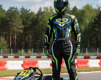 Handmade CE Approved Adult Kart Racing Suit | Track Racewear