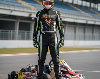 Traje de karts personalizado Apex Moto / Ropa de automovilismo