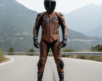 Apex Moto Handmade Approved Cow Leather Motorcycle Racing Suit|One Piece Motorcycle outfit