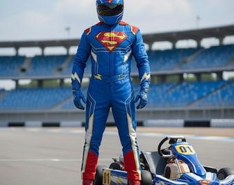ApexMoto Go Kart Racing Suit | Custom Go Kart Suit | Karting Racewear | Superhero Style Kart Suit | Made to Measure