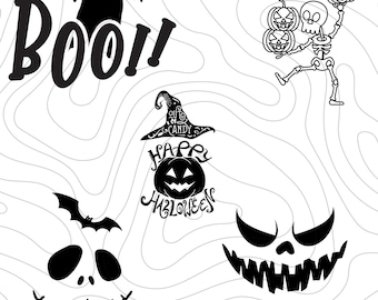 Funny Gothic Raven SVG, Crow Digital Art, Halloween Clipart (SVG, PNG)