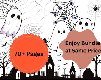 Pagine da colorare di Halloween, oltre 70 attività per bambini (schema PDF)