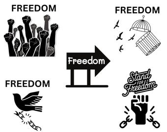 Charlie Kirk Freedom SVG PNG, Patriotic Cricut Cut File (Digital Download)