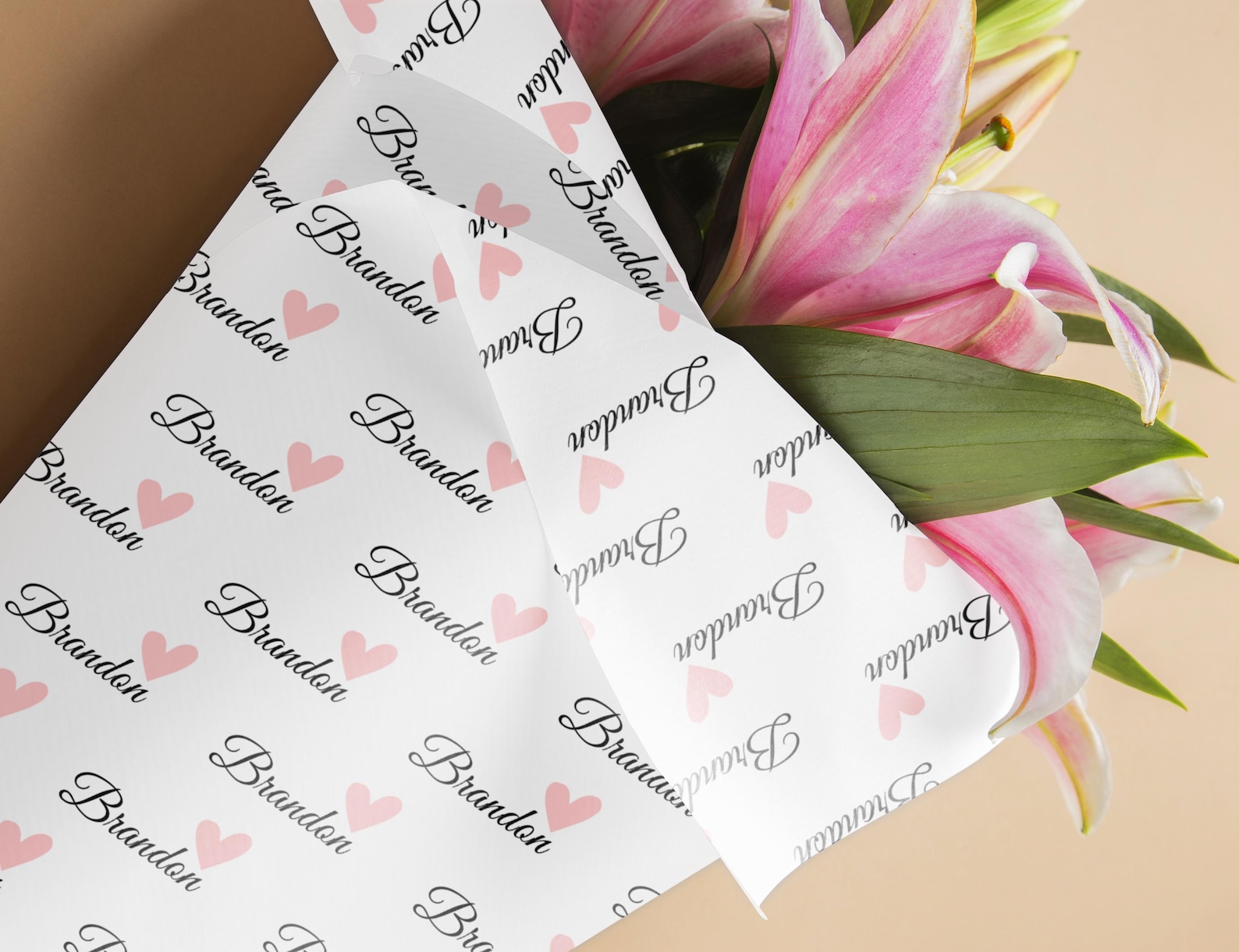 Personalized Tissue Paper With Name, Custom Tissue Paper, Wrapping ...