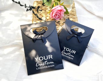 Sacchetti regalo all'ingrosso con logo/design/sacchetti regalo eleganti con fiocco/sacchetti regalo personalizzati per damigelle d'onore/bomboniere per addio al nubilato/sacchetti di benvenuto per matrimoni