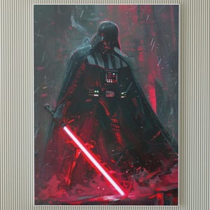 Star Wars Poster – Darth Vader | Digitale Download (A1/A2/A3/A4, Directe Download)