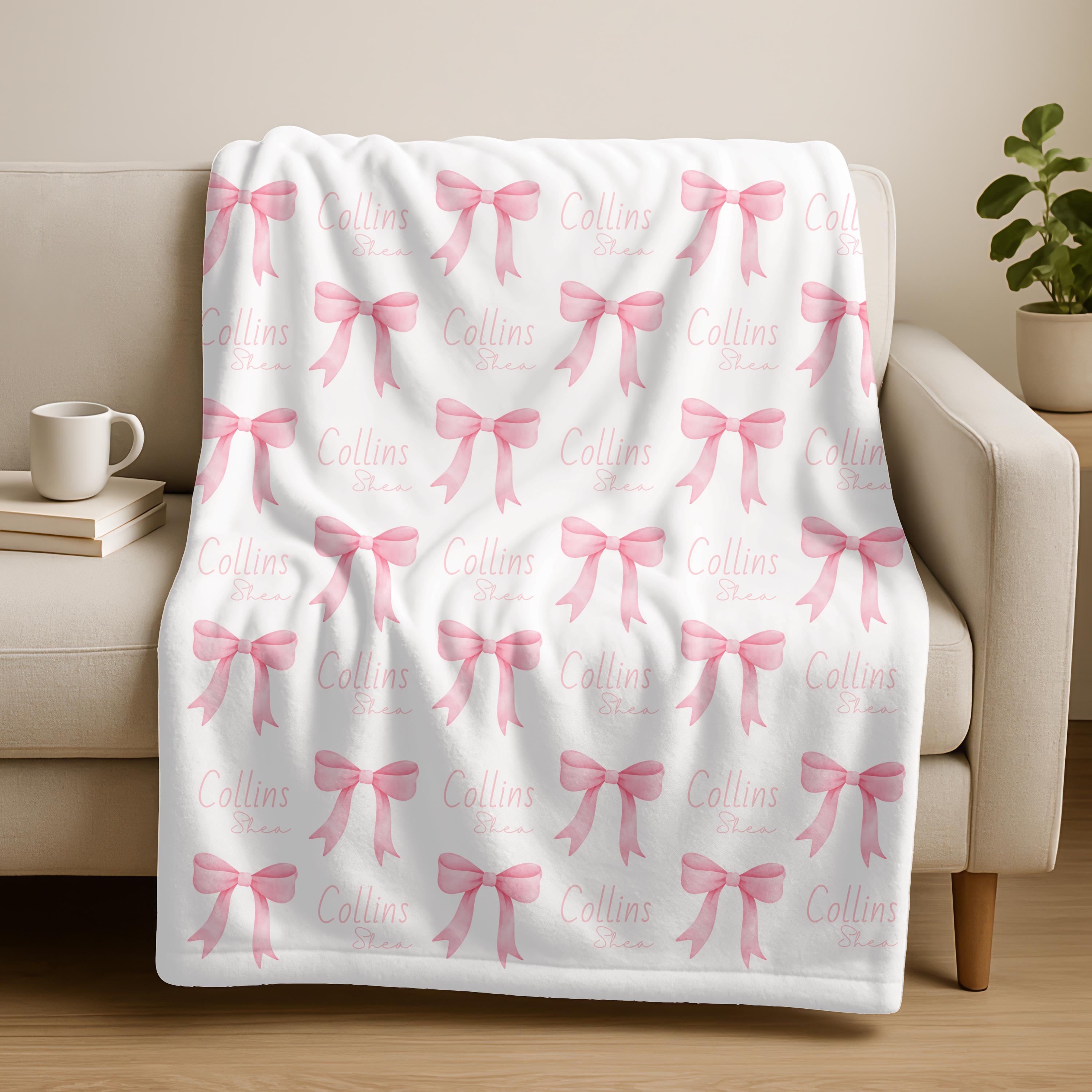 Pink Throw Blanket - Etsy Canada