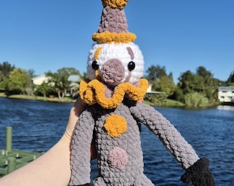 Crochet Jester Clown Plushie | Handmade