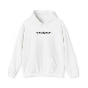 Felpa con cappuccio per la salute mentale NØISE WITHIN: felpa unisex per la consapevolezza dell&#39;ansia