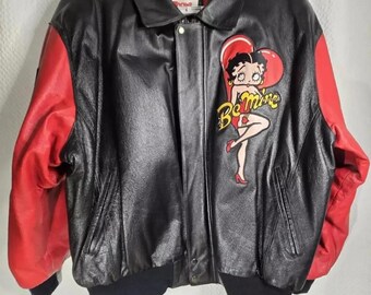 ヴィンテージ ベティ・ブープ レザージャケット オリジナル牛革 ヴィンテージ ベティ・ブープ レザージャケット オリジナル牛革