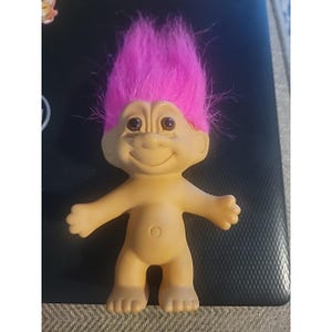 Troll de pelo rosa - Etsy Mxico