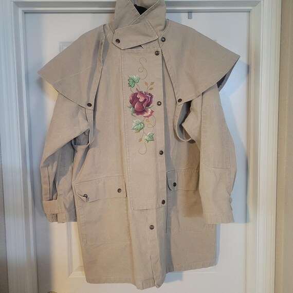 The Australian Outback Collection Women Canvas Coat Sz Large