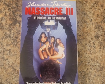 Masacre en la fiesta de pijamas III 3 (1990 VHS) TERROR slasher