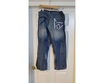Jeans vintage Nike Air Jordan Baggy 40 x 34. (40 x 29) Patins Jumpman grunge de l'an 2000