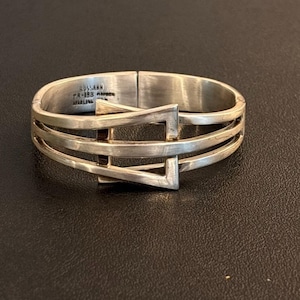 Vintage Armband aus Sterlingsilber, signiert von der Künstlerin Rossana Moderinst aus Taxco, Mexiko