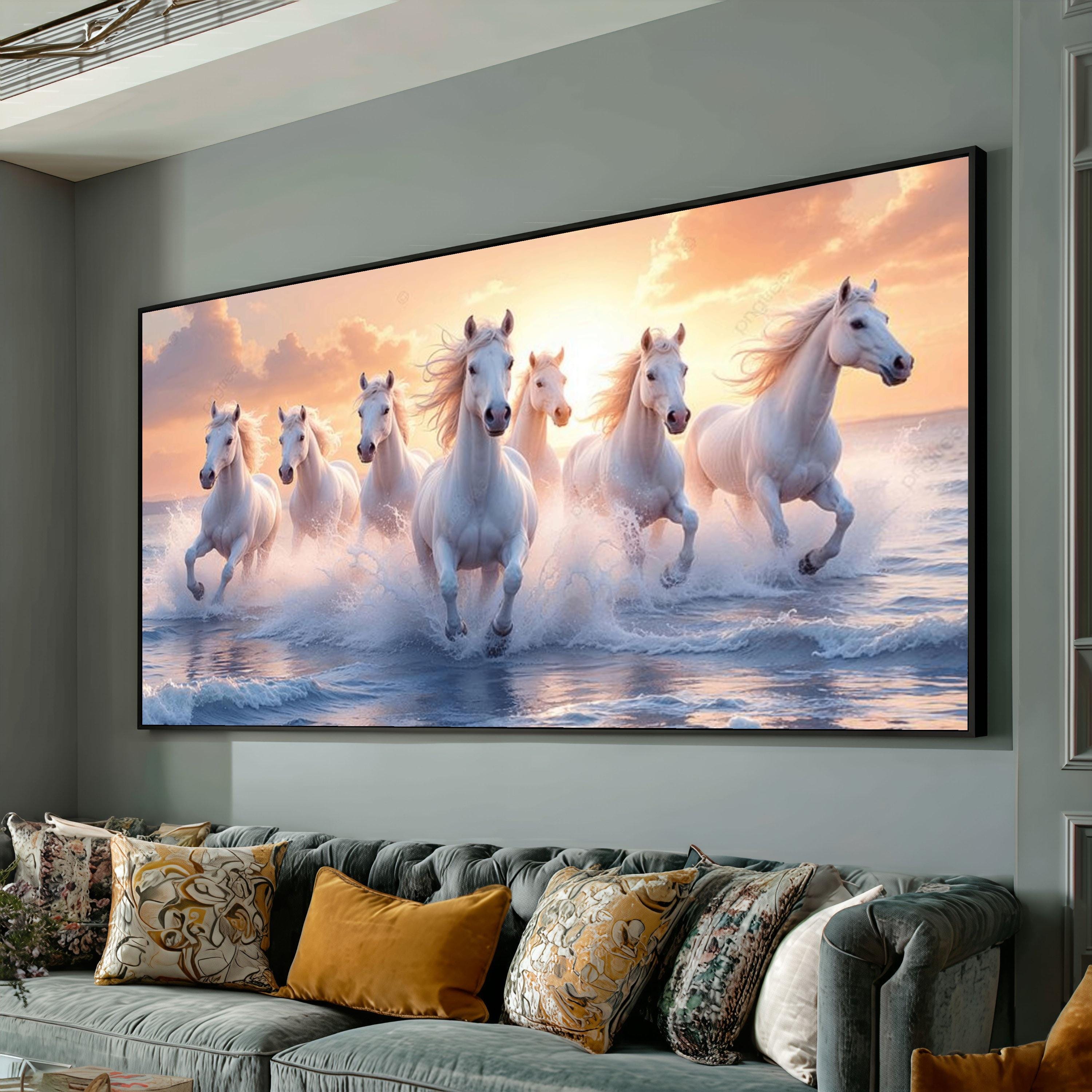 7 horse painting - Etsy 日本