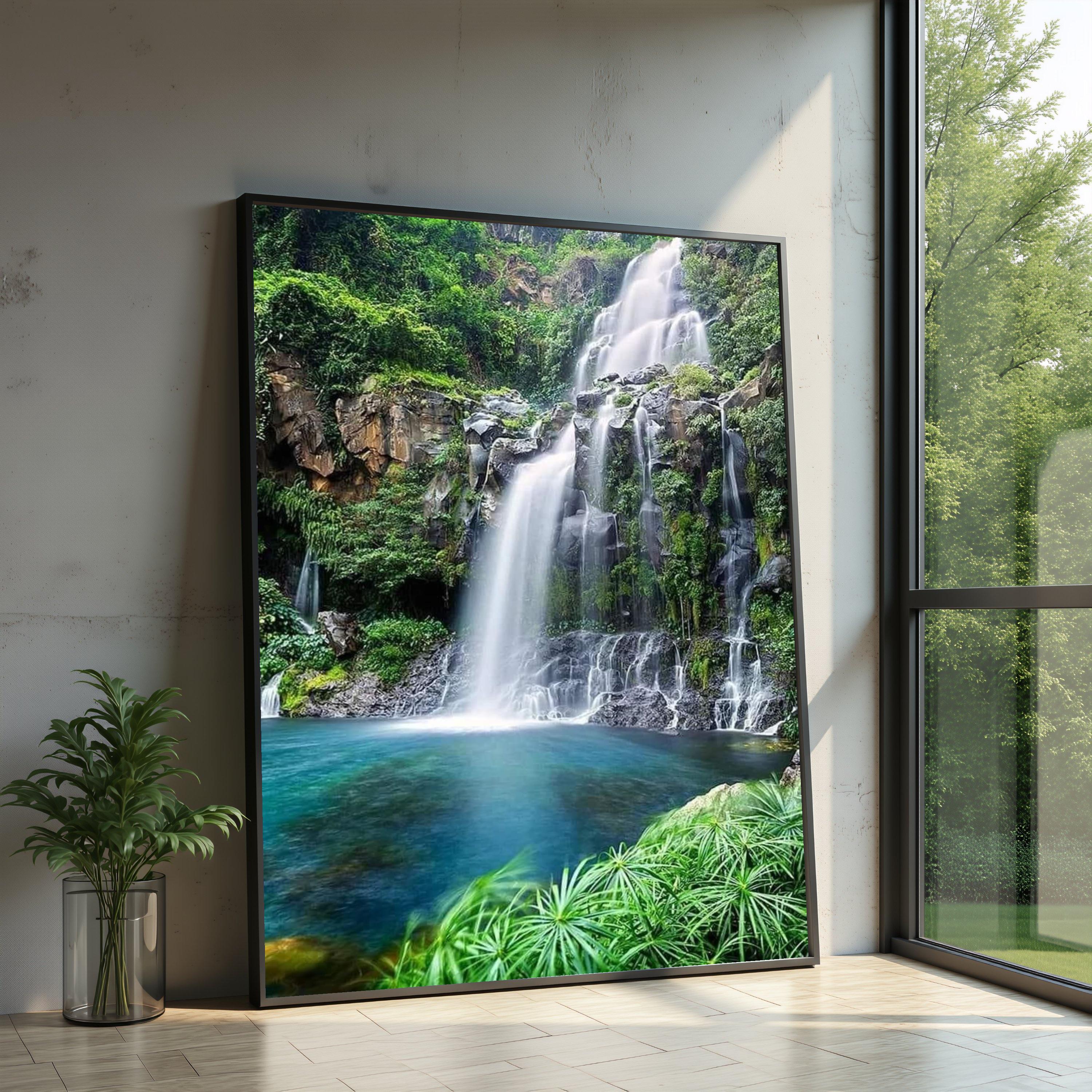 Lienzo de cascada - Etsy México, image size:3000x3000